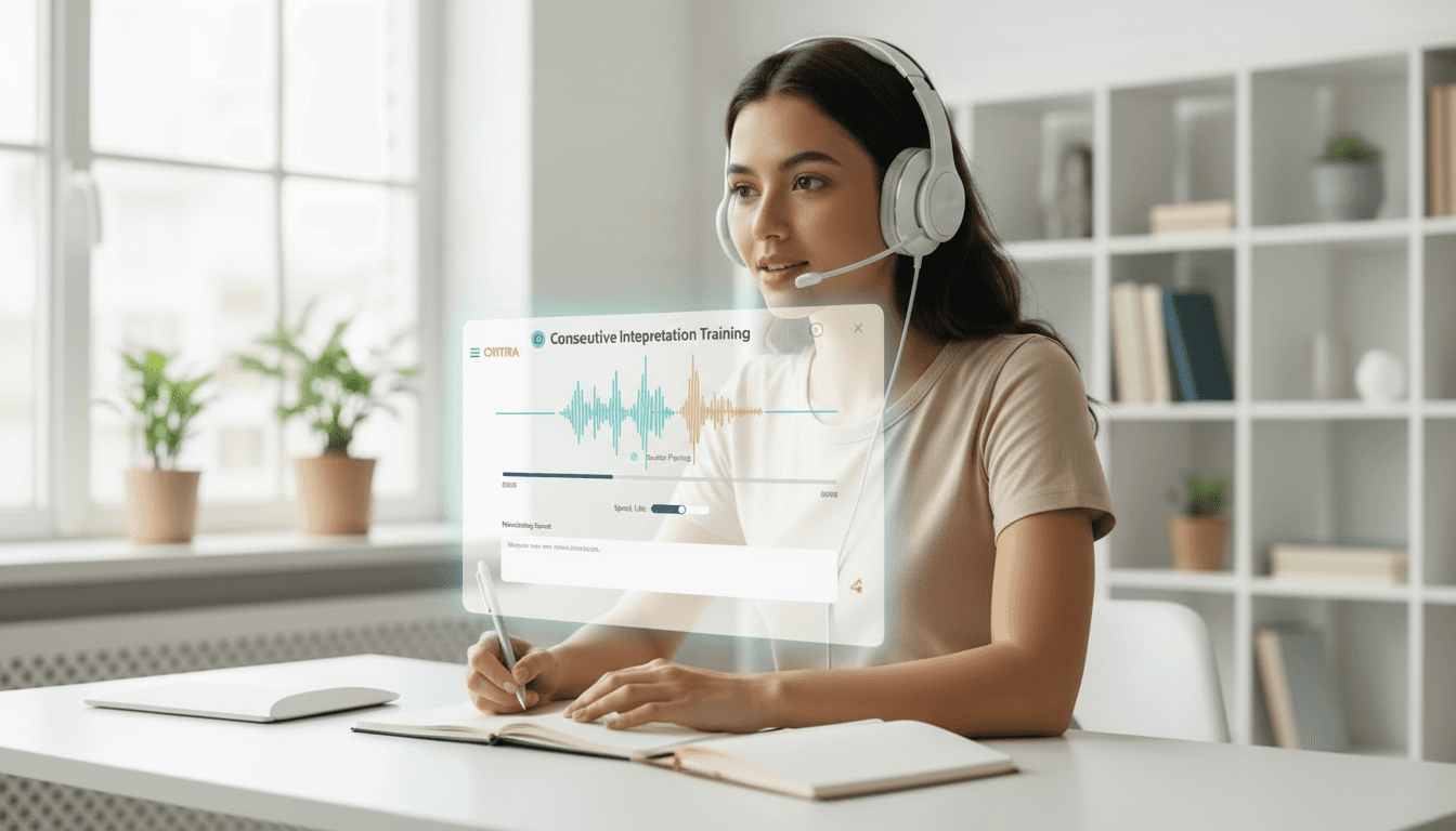 CINTRA interpretation training interface